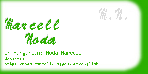 marcell noda business card